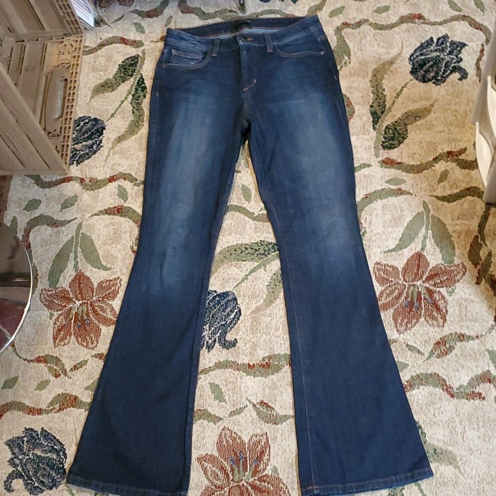 Joe’s Jeans Skinny Visionaire Flared Jeans Size 28 Stephanie Dark Wash